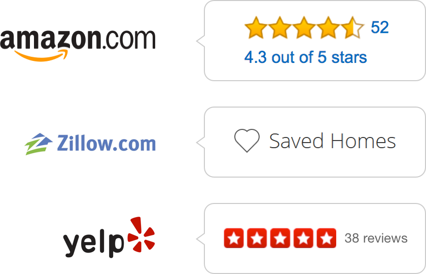 5 star ratings and reviews